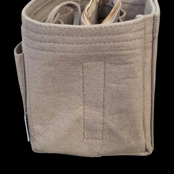 Purse Organizer Insert, Felt Bag Organizer with Metal Zipper, Handbag & Tote ... - Picture 6 of 9